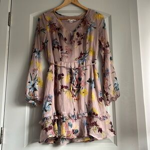 Band Of Gypsies Boho Ruffled Dress Size Small